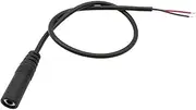 3.5mm 1/8'' Mono/Stereo Male Plug Female Jack Connector 2/3/4 Pole Pin AUX Extension Wire DIY Audio Headphone Repair Cable 30CM(2Pole Female,5Pcs)