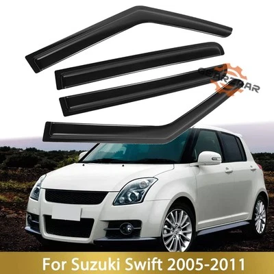 4 Pcs For 2005-2011 Suzuki Swift Weather Shields Weathershields Window Visors AU