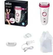 Braun Epilator Silk-epil 9 9-521, Hair Removal for Women Wet & Dry, Cordless