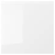 VOXTORP Door, high-gloss white, 60x60 cm