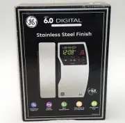 GE 27909EE1 6.0 Dect Stainless Cordless Phone Answering Machine NIB