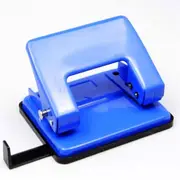 2PCS Fashion Portable Mini Office School Double Hole Punching Machine Manual Drilling