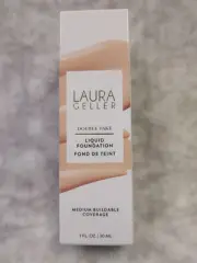 Laura Geller Double Take Liquid Foundation in Light 1 fl oz New in Box