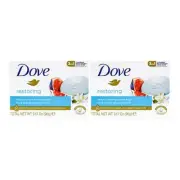 Dove Restoring Beauty Bar Blue Fig Orange Blossom, 3.17oz (Pack of 2)
