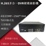 ♥5MP同軸類比 IP網路多信號DVR錄像主機支持TVI同軸音頻人