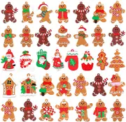 Gingerbread Man Xmas Tree Ornament Gift Party Hanging Pendants Window D�cor