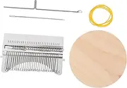 STOBOK 1 Set Small Knitting Machine Weaving Loom for Mini Looms Making Portable Weaving Crafts for Loom Knitting Kit Maker Puzzle Frame Kit DIY Knit Kit Kits Sewing Weave Iron