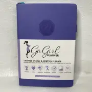 Go Girl Planner LAVENDER Undated Weekly & Monthly 1 Year A5 5.8x8.3 w 160 Pages