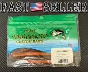 10-Pack Yamamoto Fishing Lure 4" 9S-10-956 Watermelon Copper Flake Orange & Red