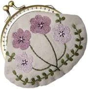 Gatuida Embroidery Starter Kit Round Bag DIY Kit for Beginners Purse Set Women's Handmade Embroidery Tools