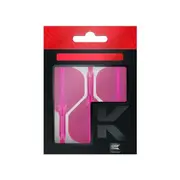 3pc Target K-Flex No 2 Durable Dart Flight & Shaft Intermediate 26mm Neon Pink