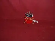 2002 Issue COCA-COLA "Velvet BAG w/MINI "Coke" BOTTLES" Holiday ORNAMENT