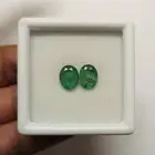 7x9mm Natural Emerald Oval Cut 2.90 Ct-Zambia Loose Untreated Green Emerald Oval