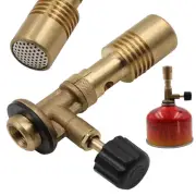 Portable Propane Bunsen Burner Gas Burner Adapter for Outdoor Camping Laboratory