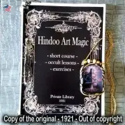 Antique Book Occult Indian Art Magic Hindu Hindoo Occultism Black Dark Grimoire