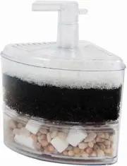AquaCity XINYOU Corner Sponge Filter Aquarium Fish Tank Internal Air Driven F...