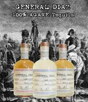 Tequila General Díaz, Añejo, 750mL, 40% Alc. Vol., 100% Blue Agave
