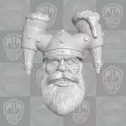 Drunken Olaf Viking custom head for 1:6 & 1:10 & 1:12 & 1:18 action figures
