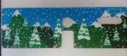 SEGA/STERN SOUTH PARK Pinball PLAYFIELD BACKDROP PLASTIC PANEL #5533 - NOS
