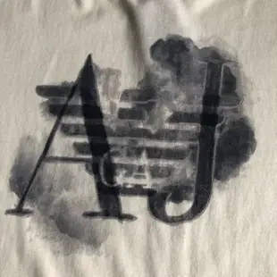 保證全新正品 Armani Jeans AJ 米黃色 短袖T恤 短T Size XXL 大size