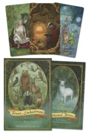 FOREST OF ENCHANTMENT TAROT KIT Deck Card Book Set fairy tale oracle cards