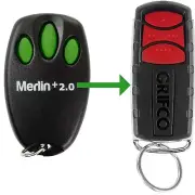 Chamberlain Merlin E945M Garage Door Remote Control Suits MR850EVO Security +2.0