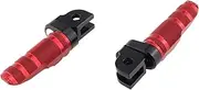 Front Footrests Foot Rest Foot Pegs Pedal Compatible With NINJA 1000/Z1000SX ER-4N ER-6N ER-6F Versys 1000 ABS Versys 650 Versys X300(Red)