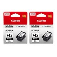 在飛比找ETMall東森購物網優惠-【兩入組】CANON PG-745XL黑色 高容量墨水匣 適