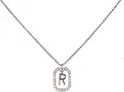 [ZIKWESS] Initial Necklace for Women 18K Gold Plated Letter Pendant Necklace, Personalized Dainty Fashionable Charm Necklace for Women,Valentines Day Birthday Jewelry Gifts