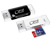 3IN1 FAT32 exFAT Micro SD TF SDHC Card Reader for iPhone iPad Android IOS PC