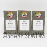 30 ORGAN 12BP 15X1ST HAX1ST TITANIUM EMBROIDERY LARGE EYE SEWING MACHINE NEEDLES