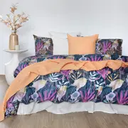 Bambury Queen Hana Cotton Quilt Cover w/ Pillowcase Set Home/Room Bedding