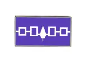 Iroquois Confederacy (Tribe) Flag Lapel Pin Badge