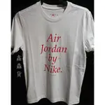 2019 六月 AIR JORDAN BY NIKE TEE 飛人 喬丹 短袖 白紅 AQ3761-100