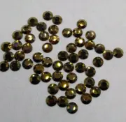 50pc Swarovski Crystal Dorado ss20 Flat Back Round Rhinestone 2012; 5mm Gold