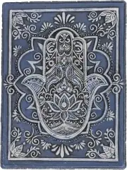 Hand of Hamsa Trinket Box Tarot Card Storage Resin Jewellery Box Luck Amulet