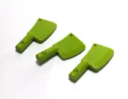 Lego - Minifigure Utensil - Lot of 3 - Green, Cleaver