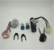 Motorbike Ignition for WH125T Motorbike Lock Motorcycle Ignition Switch Key Set 5 Wires 24mm Motorcycle Scooter Electric Switch Lock Set Ignition Switch(1 Piece)