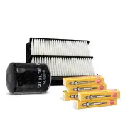 NGK Glow Plug & NTK Air Oil Filter Kit for Ford Ranger PX1 PX2 PX3 3.2L P5AT