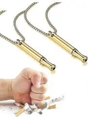 Stop Smoking , Anxiety Vape , Breathing Stop Smoking, Breathing Exercises, Gift Gold 2Pcs