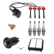 Tune Up Kit Filters Cap Rotor Spark Plugs & Wire Set For Toyota Camry 86-91 3SFE (for: Toyota)