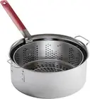 Aluminum Cooking Pot Deep Fryer with Basket 10QT Aluminum Fry Pot with Easy