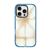 iPhone 16 Pro Impact Case MagSafe Compatible Golden Shibori iPhone Case