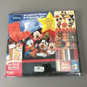 Disney Mickey Mouse & Friends Scrapbook Album & Organizer Kit NEW SEALED