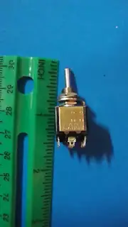ALCO MST-305F miniature toggle SWITCH 3PDT ON-(ON)