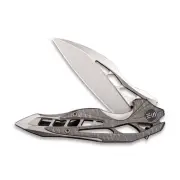 WE Knife Arrakis 906F Knife M390 Flamed Gray Titanium w/ Free Knife