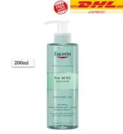 Eucerin PRO ACNE Solution Cleansing Gel 200ml Eliminates Excess Sebum FREE SHPPG