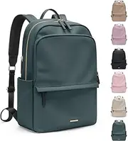 GOLF SUPAGS Laptop-Rucksack für Damen, schlanke Computertasche, Arbeit, Reisen, College-Rucksack, Geldbörse, passend für 14/15.6-Zoll-Notebooks