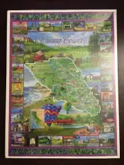 Sonoma County Wine Country 1993 White Mountain 1,000 Piece Puzzle Vintage 90s