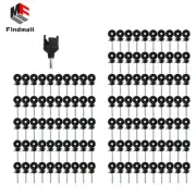 New Screw In Electric Fence Insulators+1pcs Insulator Socket Tool Adaptor 100Pcs